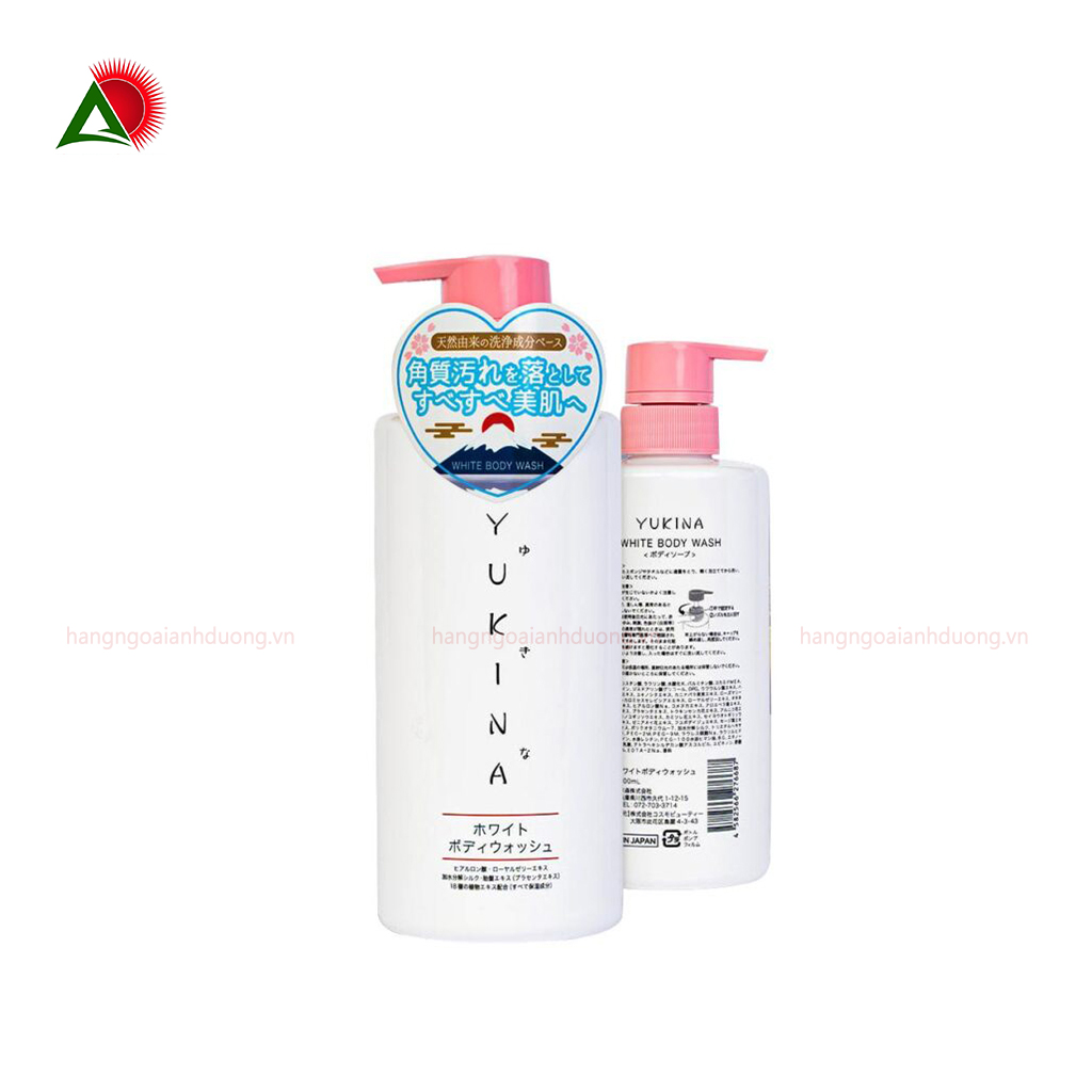 Sữa Tắm Trắng Da Yukina White Body Wash 500ml